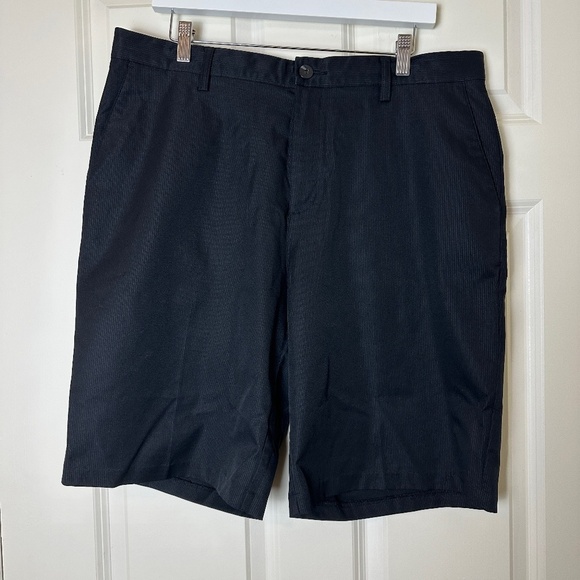 Adidas Black Climalite Chino Golf‎ Shorts Men Size 36 - Picture 1 of 4